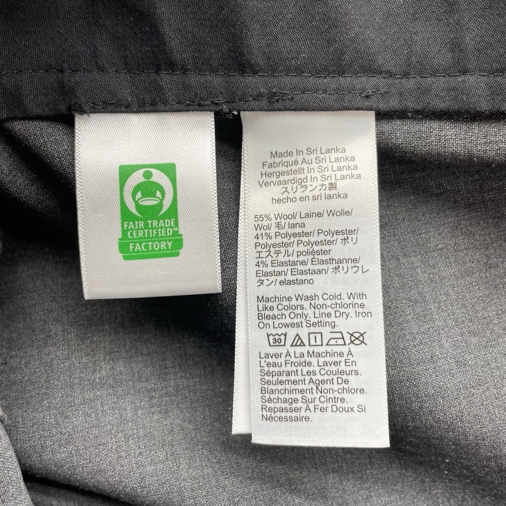 J. Crew Thompson Dress Pants Mens 38x30 (Tag 36) Wool Blend Gray Tapered Stretch - Picture 15 of 16
